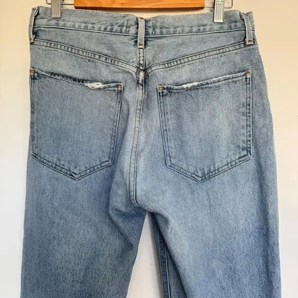 Agolde Riley Hi Rise Straight Crop - Picture 7 of 13